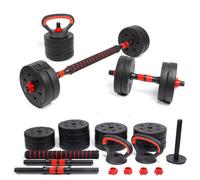 Adjustable Dumbbell Barbell Set 30Kg With Kettlebell Handle