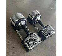 Adjustable Dumbbell Pair - Covering 3 kg to 32 kg Each with 1 kg Smart-Dial System (60 kg Total)