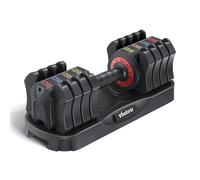 Adjustable Dumbbell Set, 22.5lb 5-in-1 Quick Adjust Dumbbell, Free Weights with Storage Tray for Home Gym, Full Body Workout Equipment for Men & Women