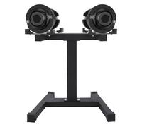 Adjustable Dumbbell Stand, Dumbbell Storage Rack, Barbell Plate Holder Weight Storage Rack, Heavy Duty Steel Metal Dumbbells Holder Weight Stand, Load 136kg, 65 * 54 * 67cm, Black, for Home Gym