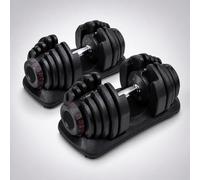 Adjustable Dumbbells 24 KG & 40 KG - Quick Dial Smart Weight Set for Home Gym, Strength Training & Full Body Fitness Equipment ((Pack of 2) 40kg)