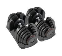 Adjustable Dumbbells 24kg & 40kg with or without Foldable Bench - Home Gym Weight Set for Strength Training & Muscle Building