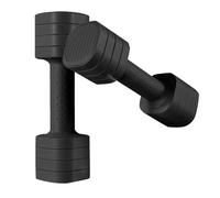 Adjustable Dumbbells, Adjustable Dumbbells, Set of 2 Hand Weights Adjustable with Non-Slip Handles - 4 in 1 Detachable Gym Weights, 2lb 3lb 4lb 5lb Weight Set for Home Workout