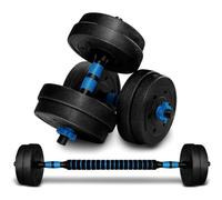 Adjustable Dumbbells & Barbell Set for Home Gym | Dumbbell Barbell Kettlebell 4-in-1 Fitness Set | Strength Training Equipment for Men & Women Free Weights for Weight Lifting (Weight: 15KG)