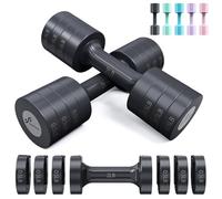 Adjustable Dumbbells Hand Weights Set: Sportneer 1 Pair 0.9-4.5KG (0.9-2.3KG) Fast Adjust Dumbbell Weight 6 In 1 Free Weights Barbells For Women Men Home Gym Workout Exercise Strength Training