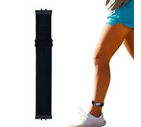 Adjustable Elastic Armband or Ankle Band for Samsung Galaxy Fit 3 Smartwatch, Stretchy Band for Men and Women (Black, Medium)