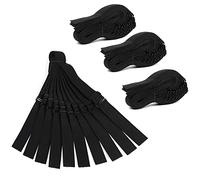 Adjustable Elastic Bands Straps For Wigs (Black/40pcs)