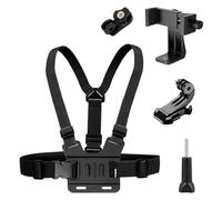 Adjustable Elastic Belt, Body Mount Chest Head Strap Harness, Phone Chest Mount, Chest Mount Harness Set for GoPro 13 12 11 10 9 8 7 6 5 4 3, Insta 360 Cameras, Smartphones and Most Action Cameras