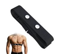 Adjustable Elastic Cardio Strap, Adjustable Elastic Replacement Belt, Soft Chest Belt, Suitable for Garmin, Wahoo, Polar H10 H9, Coospo,Magene, Bryton, LIVLOV, 45mm Distance Sensors