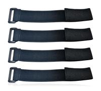Adjustable Elastic Cinch Straps,4Pcs Hook and Loop Strap with Buckle,Heavy Duty Elastic Tie-Down Straps,Reusable Fastening Cinch Strap,Nylon Securing Cord Tie Organizer for Parasol,Home,Travel,5cm*1m