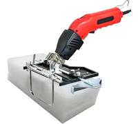 Adjustable Electric Hot Blade Foam Kit, Rapid 5-8s Heating, Air-Cooled Pro Slotter, Includes 2 Blades for Precision Cutting & Crafting