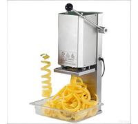 Adjustable Electric Potato Peeler with Stainless Blades,3-10mm Thickness,5-Second Peeling,Uniform Cuts for Efficient Spiral Fries
