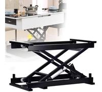 Adjustable Electric Scissor Lift TableHydraulic Platform for Material Handling 50KG CapaciWireless Remote Control Portable Lifting Solution for Warehouse & Garage