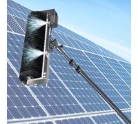 Adjustable Electric Solar Panel Cleaning Brush with Roller Head for Effective Outdoor Photovoltaic MaintenanceIdeal for Easy Solar Care
