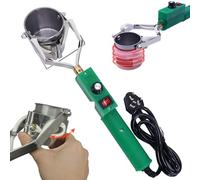 Adjustable Electric Soldering Furnace - Rapid Heating 150-450℃ for Pewter & Metal Casting, Portable Melting Kit for DIY Crafts & Jewelry Making