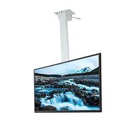 Adjustable Electric TV Ceiling Mount Height-Adjustable TV Lift with Hole Spacing Regulation Supports Mural Installation Fits 100cm TVs - Perfect for Home Theater Setup