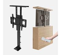 Adjustable Electric TV Mount Bracket for 4270 Inch TVsMotorized Lift Stand Telescopic Design Hidden Cabinet Installation Supports Up to 60kg Quick 40s Travel