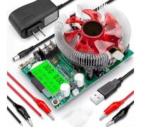 Adjustable Electronic Load Tester, 150W 200V 20A USB Constant Current Module with LCD Screen, Intelligent Fan Cooling for Battery and Power Supply Testing