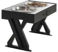 Adjustable Elevated Dog Bowl Stand - Raised Pet Feeder For Food & Water Ergonomic & Anti-Slip Design