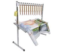 Adjustable Embroidery Stand, Stainless Steel Needlework Floor Frame, Adjustable Cross Stitch Craft Stand, for Art Craft Sewing Holder