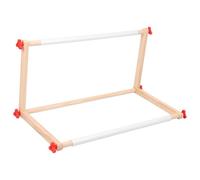 Adjustable Embroidery Table Stand, Wooden Cross Stitch Hoop Stand for Lap or Table Top Cross Stitch or Tapestry, Embroidery Hoop Holder for Arts Crafts Sewing(53×27.5×27.5cm)