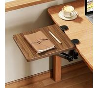 Adjustable Ergonomic Desk Extender Tray, Table Mount Arm Wrist Rest Shelf, 90° Foldable Elbow Support, Sturdy Mouse Arm Support, Clamp on Computer Arm Rest for Desk, Office & Home Use,A,17.5 * 25cm