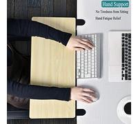 Adjustable Ergonomic Keyboard Tray with Armrest & Wrist Support Desk Mount for Comfort & Productivity Elbow Support for Office Use Enhance Work Efficiency