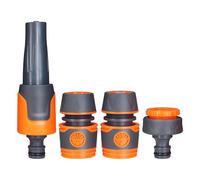 Adjustable Ergonomic Sprayer, Pressure Washer Tool, 1.3x5.2in Attachment with Brass Thread, High Jets Nozzle, Vegetable Watering Sprayer with Grip, Watering Wand for Yard Window Garden