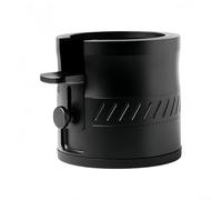 Adjustable Espresso Portafilter Holder Stand Stable Tamping Station For Consistent Pressure Various Sizes Aluminum Alloy Black Modern Tool Home Commercial Use(for 58MM)