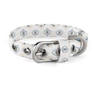 Adjustable Evil Eye Symbol Dog Collar,Comfortable Pet Collar for Small to Medium Dogs