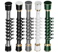 Adjustable Extendable Clothes Rail & Curtain Rod No Drill Spring Tension Pole Fits Wardrobe & Doorway 40500cm Length Easy Installation for Living Room & Bedroom.