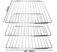 Adjustable Extendable Shelf for Creda Oven Cooker (310 x 360-590mm, Pack of 3)
