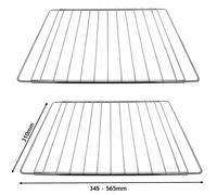 Adjustable Extendable Shelf for De Dietrich Oven Cooker (310 x 345-565mm, Pack of 2)