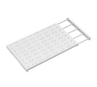 Adjustable Extendable Storage Shelf, Telescopic Wardrobe Organizer, Space-Saving Room Divider, DIY Shelving System for Bedroom and Kitchen