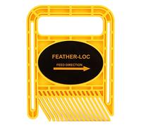 Adjustable Extended Double Featherboard Woodworking Safety Device for Table Saw Router Fences, 2 Set, ABS Material (Yellow)