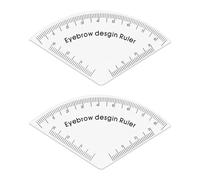 Adjustable Eyebrow Shaping Guide Ergonomic Design For Beginners & Pros Travel-Friendly Brow Tool Eyebrow