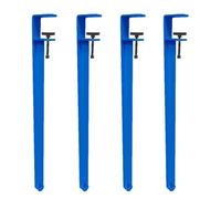 Adjustable F shaped Black Clamp on Coffee Table Workbench Legs Set of 4 Easy Fit No Drill Installation 71cm Size