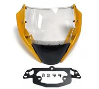 Adjustable fairing Motorcycle Front Windscreen Spoiler For Ducati For Monster 1200S 2017-2023 Accessories(Yellow)