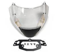 Adjustable fairing Motorcycle Front Windscreen Spoiler For Ducati For Monster 821 2017 2018-2023 Accessories(Bianco)