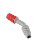 Adjustable Fan-Shaped Spray Nozzle for Lawn Sprinklers & Garden Sprayers - 1/4" Thread, Plastic Replacement Tip Compatible with 3L/5L/8L Back(Red)