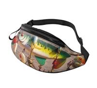 Adjustable Fanny Pack, Hip Pack, Waist Bag for Women & Men Fishing Lure