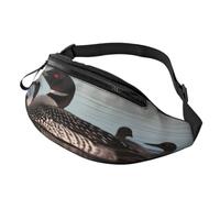 Adjustable Fanny Pack, Hip Pack, Waist Bag for Women & Men Loon Birds