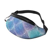 Adjustable Fanny Pack, Hip Pack, Waist Bag for Women & Men Mermaid Scale