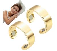 Adjustable Fatigue Relief Sleep Aid Magnetic Acupressure Ring for Men and Women, Stop Snoring Now!