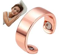 Adjustable Fatigue Relief Sleep Aid Magnetic Acupressure Ring for Men and Women, Stop Snoring Now!