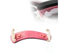 Adjustable Feet For 1/8 1/4 1/2 3/4 4/4 Violin Shoulder Rest Padded Fiddle Parts (Color : Pink 1-4 1-2)