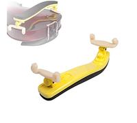 Adjustable Feet for 1/8 1/4 1/2 &3/4 4/4 Violin Shoulder Rest Plastic Padded Fiddle Parts & Acessories Pads Color Violin Parts (Color : Pink 4-4 3-4) Violin Accessories (Yellow 1-8)