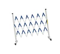 Adjustable Fence,Fiberglass Movable Fence,Foldable with Two Side Wheels,Suitable for Public Events and Streets(1.2x7m)