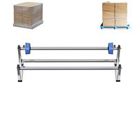 Adjustable Film Dispenser Stand with Free Track Cutter for Packaging, Shipping, and Industrial Use