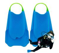 Adjustable Fins - Training Fin | Sc-uba Diving Heel Flippers - Silicone Diving Fins, Freestyle Swimming Training Fin, Snorkeling Equipment, Adult Slip-on Short, Travel Size Flippers